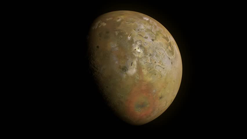 Io – 4K Footage of Jupiter’s Volcanically Active Moon