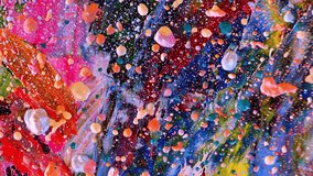 Vibrant Abstract Colorful Paint Splatter Explosion Artistic Canvas Texture Background - Powered by Shutterstock - Get 15% off with code: PIKWIZARD15