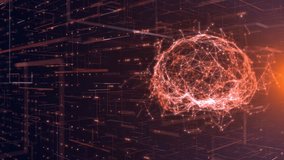 Futuristic AI Brain with Rotating Neural Network and Glowing Data Streams - Powered by Shutterstock - Get 15% off with code: PIKWIZARD15