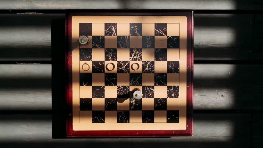 chess close-up board with figures