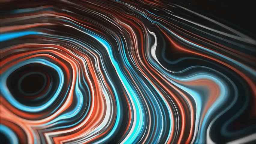 Vibrant Swirling Circles: Mesmerizing Abstract Motion Design for Creative Projects