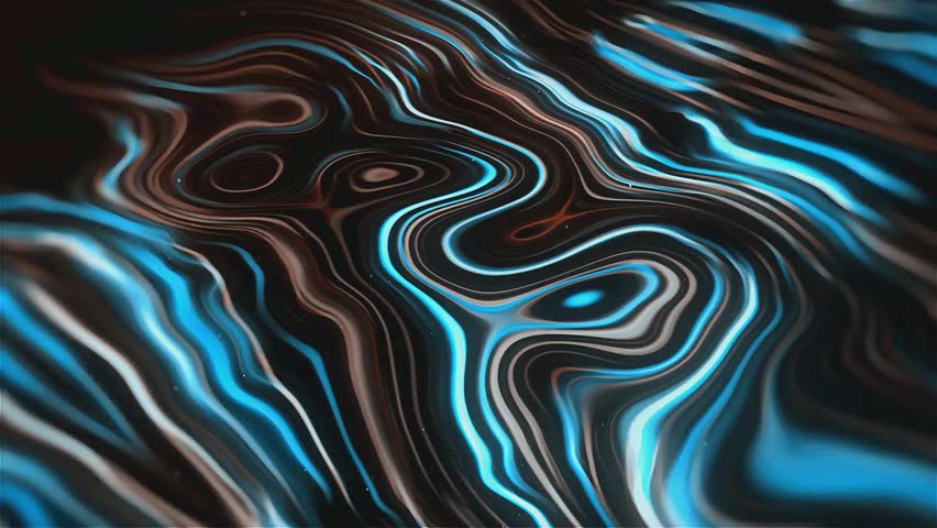 Dynamic Blue and Black Swirls: Mesmerizing Motion Design for Creative Projects