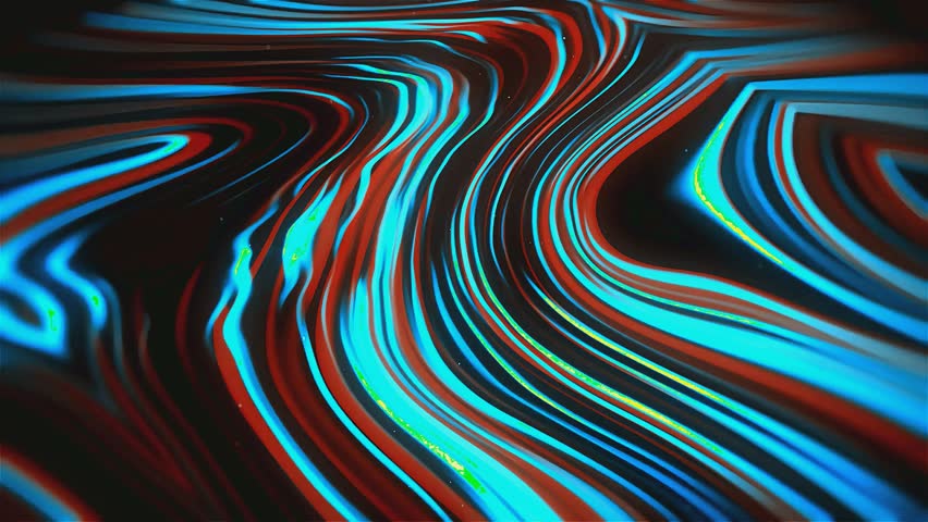 Vibrant Swirling Lines: Dynamic Abstract Motion Design for Creative Projects