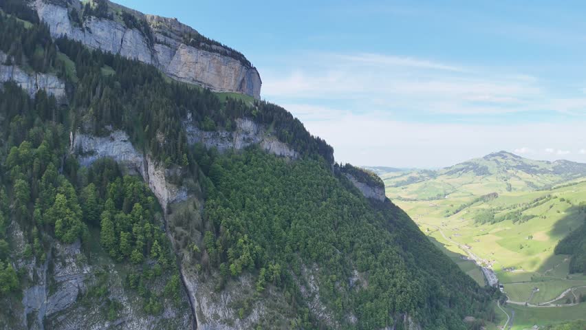 view of beautiful mountains seealpsee