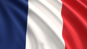 Full screen loop video of France flag. 3D animation - Powered by Shutterstock - Get 15% off with code: PIKWIZARD15