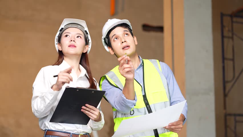 Engineer teams meeting working together wear worker helmets hardhat on construction site in modern city.Asian industry professional team.	 - Powered by Shutterstock - Get 15% off with code: PIKWIZARD15