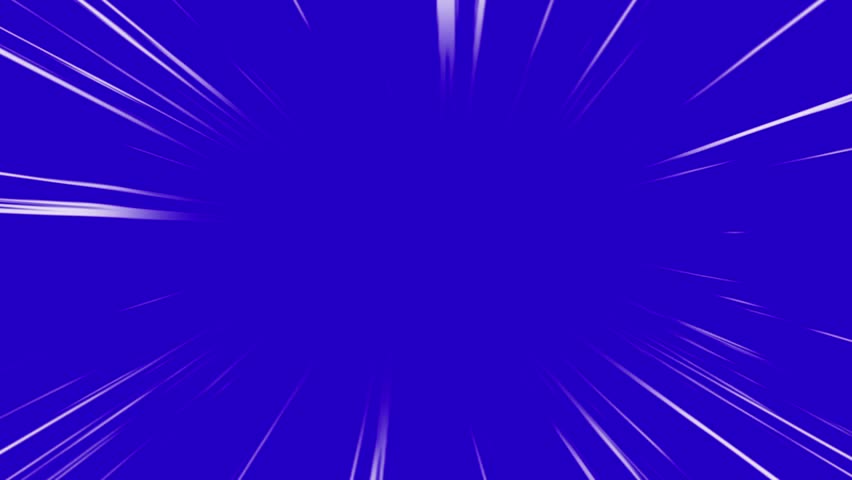 This green screen video features dynamic speed lines perfect for motion graphics, comic book effects, or fast-paced animations. Ideal for action scenes, trailers, or superhero sequences. 