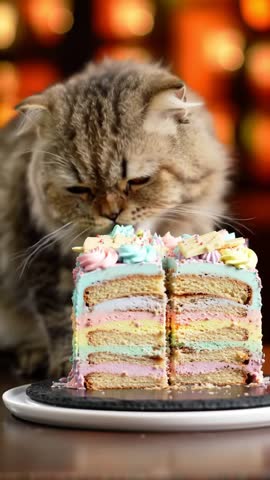 A junk food mukbang cat is a cat that loves to munch on various unhealthy foods like chips, fried snacks, or fast food. Their eating antics are often recorded and shared on social media, drawing a lot
