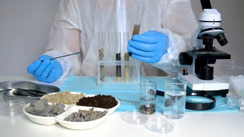 Soil testing in the laboratory. Selective focus. - Powered by Shutterstock - Get 15% off with code: PIKWIZARD15