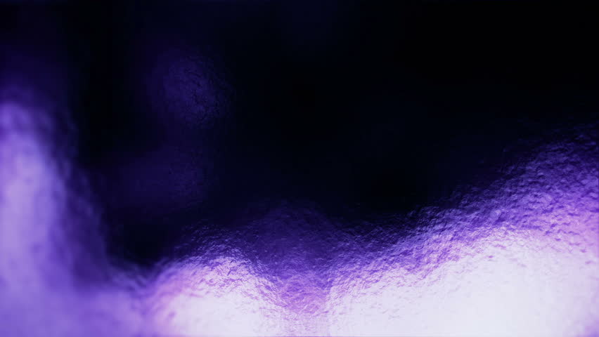 Bright Purple Lights Lighting Up An Ice Type Texture Which Evolves Slowly Over