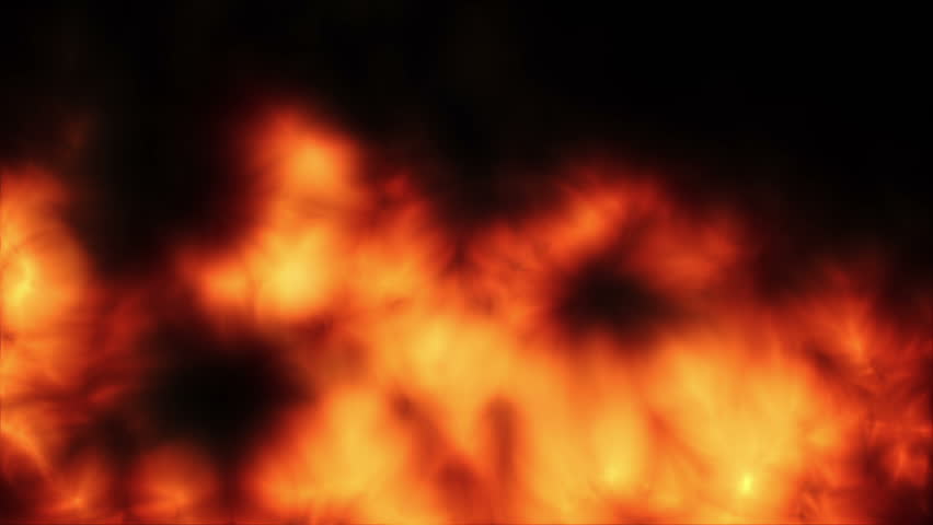 Cloud Of Fire, An Animated Cloud Of Fire Ideal As A Title Overlay