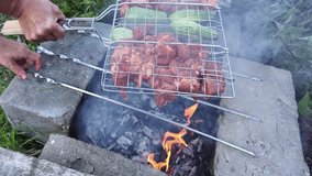 outdoor barbecue on the grill - Powered by Shutterstock - Get 15% off with code: PIKWIZARD15