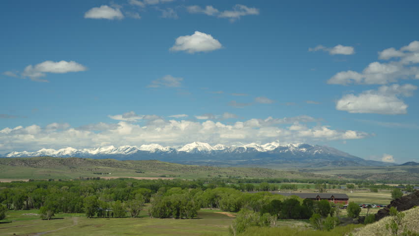 Timelapse Summer Crazy Mountains in Montana
