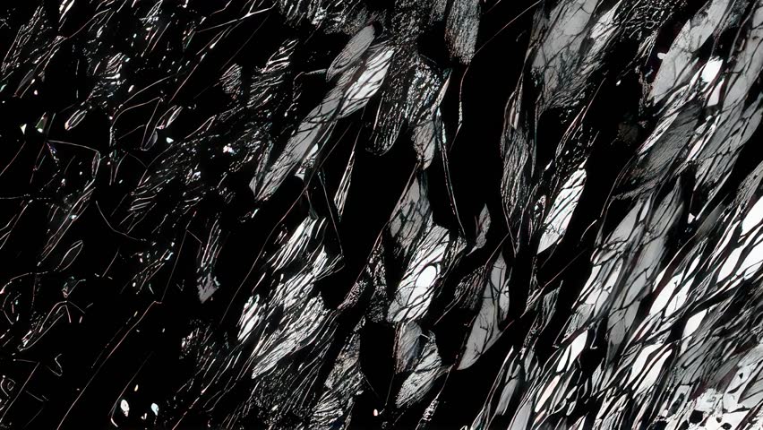 A high-impact sequence displays textured shards and stylized rhythm patterns. It is perfect for cinematic overlays and title animations.