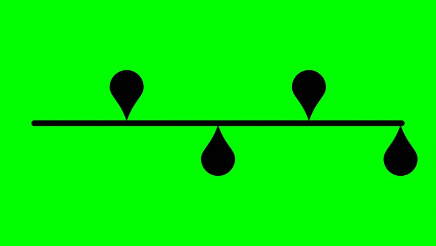 Animation Timeline Design Markers on Green Screen