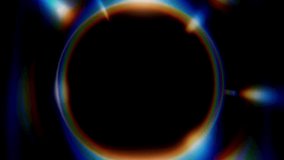 Circular rainbow dispersion light overlay with rotating glow effect for video transitions and visual enhancement - Powered by Shutterstock - Get 15% off with code: PIKWIZARD15