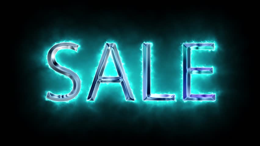 Bright neon letters spell out sale in an energetic display, enticing shoppers with fantastic deals available for a limited time. Discounts on numerous items attract attention.