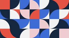 Seamless Abstract Geometric Bauhaus Pattern Loop for Creative and Minimalist Video Background - Powered by Shutterstock - Get 15% off with code: PIKWIZARD15