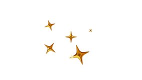 Glittering star 3d animation with transparent background. Seamless 4K loop featuring sparkly effects. - Powered by Shutterstock - Get 15% off with code: PIKWIZARD15