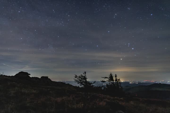 Milky Way over a Rocky Landscape Harz, Germany 2
