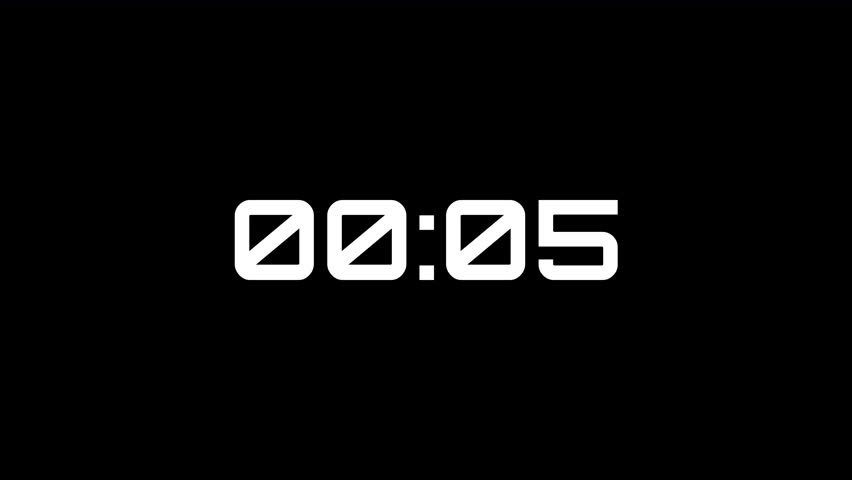 countdown timer clock timer Animated Digital countdown 4K motion graphics Futuristic timer