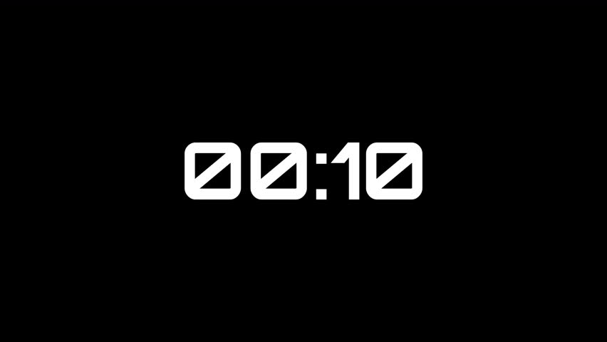 countdown timer clock timer Animated Digital countdown 4K motion graphics Futuristic timer