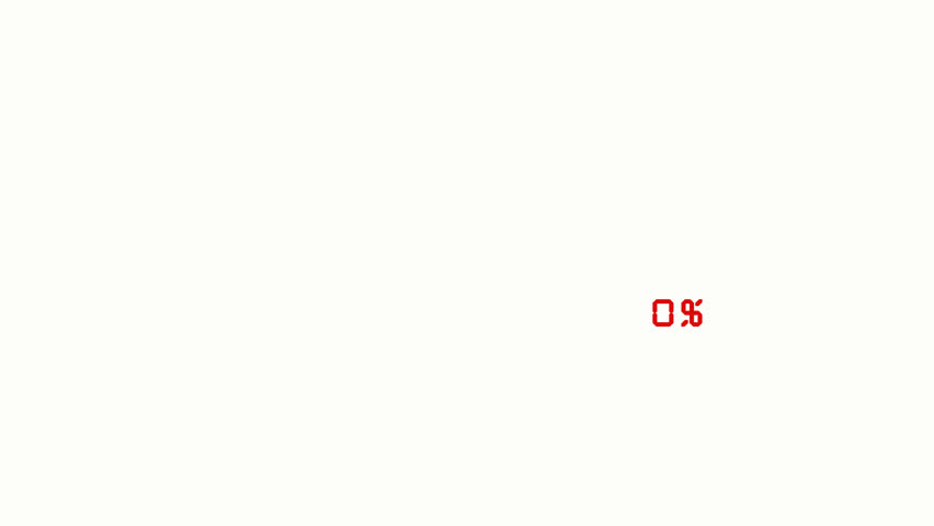 4K Loading Bar Animation – Smooth Progress from 0% to 100% (Ultra HD)