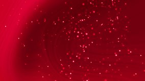 An abstract background in deep red tones with fluid, wave-like gradients and scattered glowing dots. The flowing pattern combined with subtle sparkles creates a sense of movement and elegance - Powered by Shutterstock - Get 15% off with code: PIKWIZARD15
