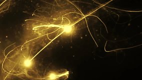 Bright golden disco lights seamless motion. Glowing flicker wall lights for night club, glamour and fashion event. Disco party flashing lights. VJ animation. Flashing wall. Music video, jazz, pop.
 - Powered by Shutterstock - Get 15% off with code: PIKWIZARD15