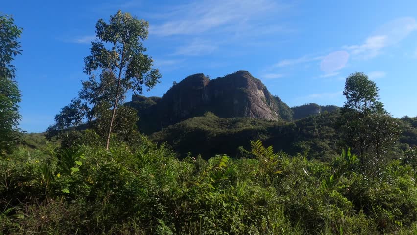 Beautiful landscape on the road 2 from Moramanga towards Toamasina in Madagascar