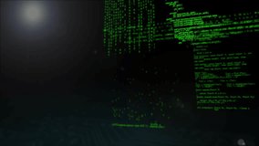 Servers fading triggers 3D labels moving through green code showing cloud computing process. Futuristic, technology, digital, cyber, innovation, data, virtual - Powered by Shutterstock - Get 15% off with code: PIKWIZARD15