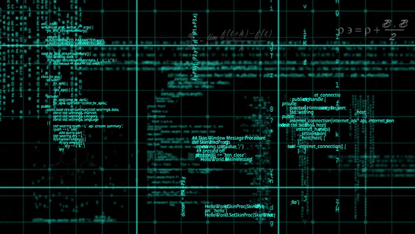 Floating code fragments appearing on teal grid sliding left and fading, emphasizing function block. Futuristic, technology, software, virtual, digital, innovation, intelligent