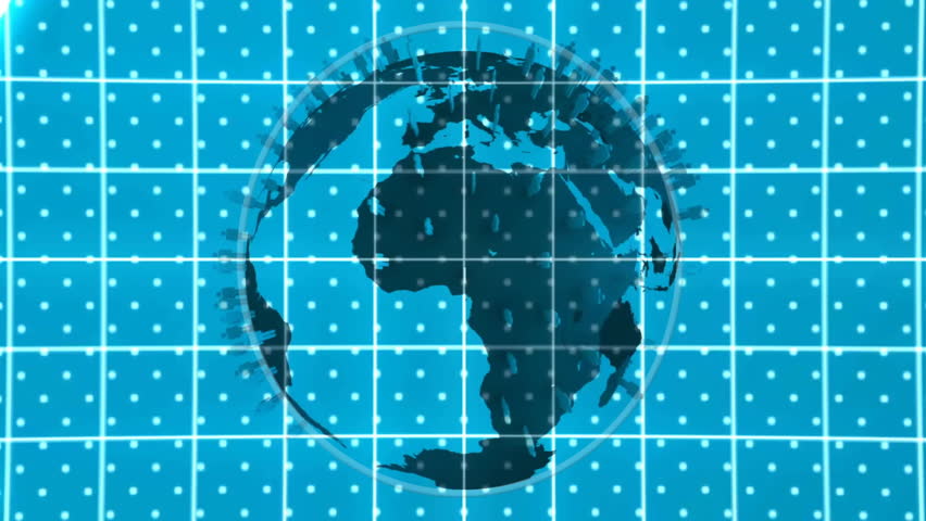 On loading start Earth globe rotating with pulsating nodes animating arcs to visualize global data. Technology, connectivity, data visualization, digital interface, network, global network, futuristic - Powered by Shutterstock - Get 15% off with code: PIKWIZARD15