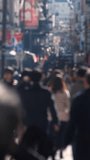 Slow motion crowd of people walking on street. - Powered by Shutterstock - Get 15% off with code: PIKWIZARD15