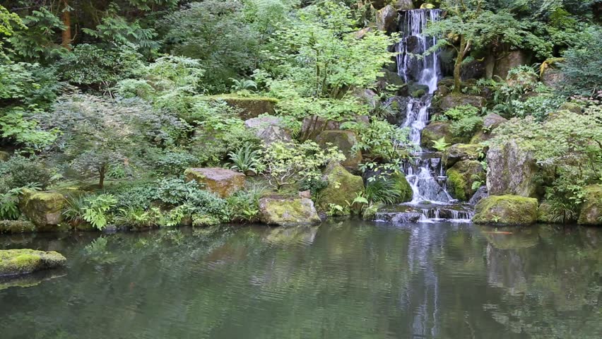 Heavenly Falls - Portland Japanese Garden, Oregon
