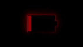 Battery charging digital display animation showing process of electric car battery charging. The charge indicator shows the progress of charging an electric car. - Powered by Shutterstock - Get 15% off with code: PIKWIZARD15