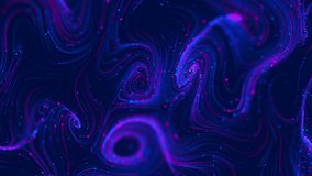 Big data swirl patterns in futuristic cyberspace. Whirl flow of data in quantum digital network. Neon qubit stream with DOF. - Powered by Shutterstock - Get 15% off with code: PIKWIZARD15