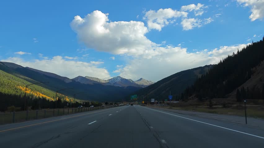 Roadtrip in West Colorado with a Grand Beautiful Scenic Road