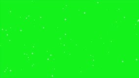 Stars glitter and glow against a green screen background - Powered by Shutterstock - Get 15% off with code: PIKWIZARD15