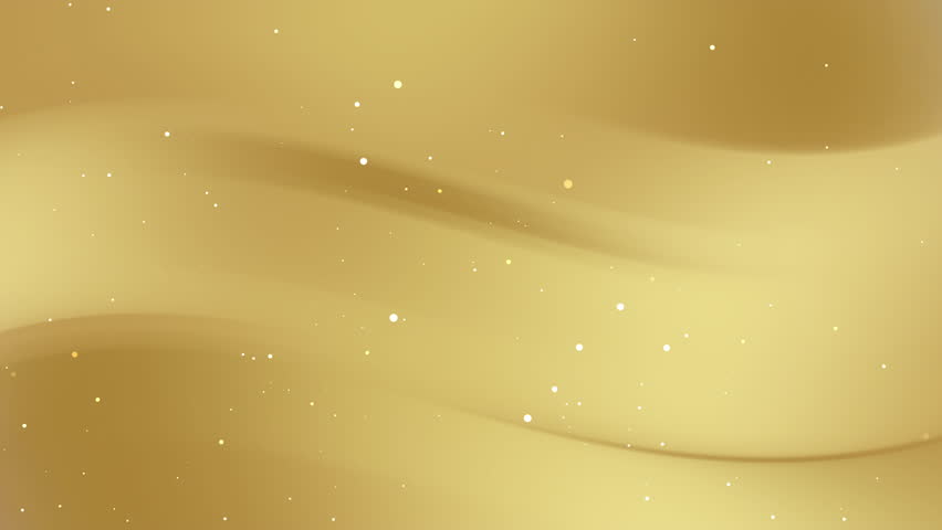animated video 4k soft background gold with bokeh particles