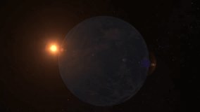 K2-18b Orbiting Red Dwarf Star - Cinematic Space Animation - Powered by Shutterstock - Get 15% off with code: PIKWIZARD15