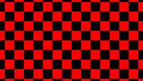 Rotary motion of simple checkerboard pattern with alternating vivid red and black squares spinning in seamless loop while shifting colors rhythmically. minimal abstraction, contrast, animation - Powered by Shutterstock - Get 15% off with code: PIKWIZARD15