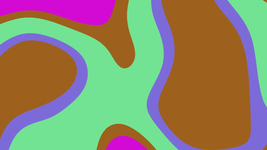 Retro Groovy Funky Pattern Animated Background