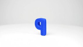 3D Printed Letter P, Creating a New Rotating World - Powered by Shutterstock - Get 15% off with code: PIKWIZARD15