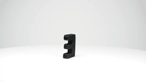 3D Printed Letter E, A New Rotating Era - Powered by Shutterstock - Get 15% off with code: PIKWIZARD15