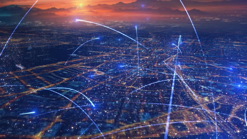 Technology city and internet coverageTechnology city and internet coverage