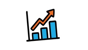 Statistics icon with an upward trend graph. Ideal for presentations, reports, dashboards, infographics, and data analysis visuals. - Powered by Shutterstock - Get 15% off with code: PIKWIZARD15