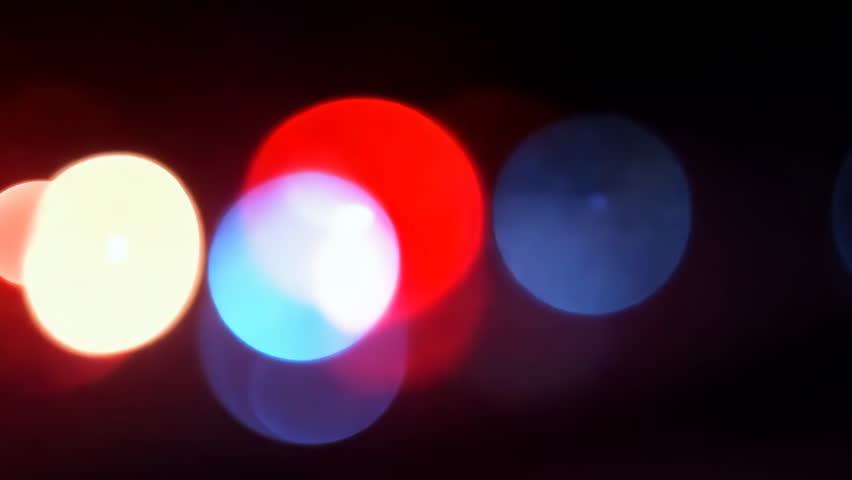 Abstract background with flashing red and blue lights