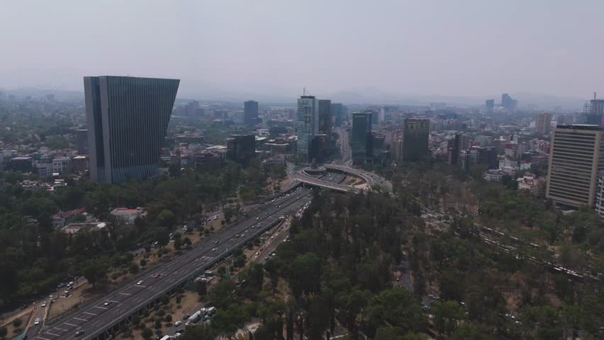 Exploring Mexico City's Lomas de Chapultepec from above with a drone