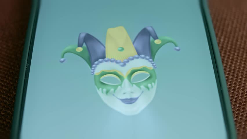 Venice Carnival Joker Mask, presentation